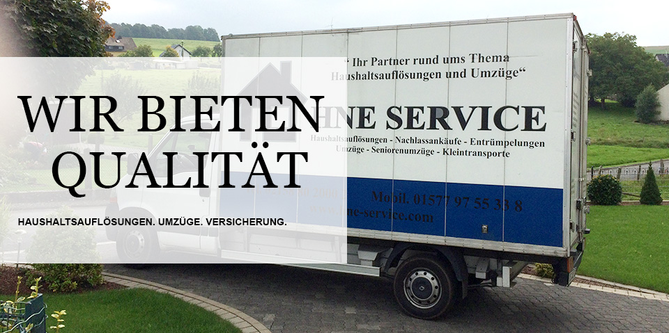 Unser Service-Mobil erledigt Ihre Haushaltsauflösung und Umzüge rund um Mönchengladbach, Viersen, Krefeld und ganz NRW